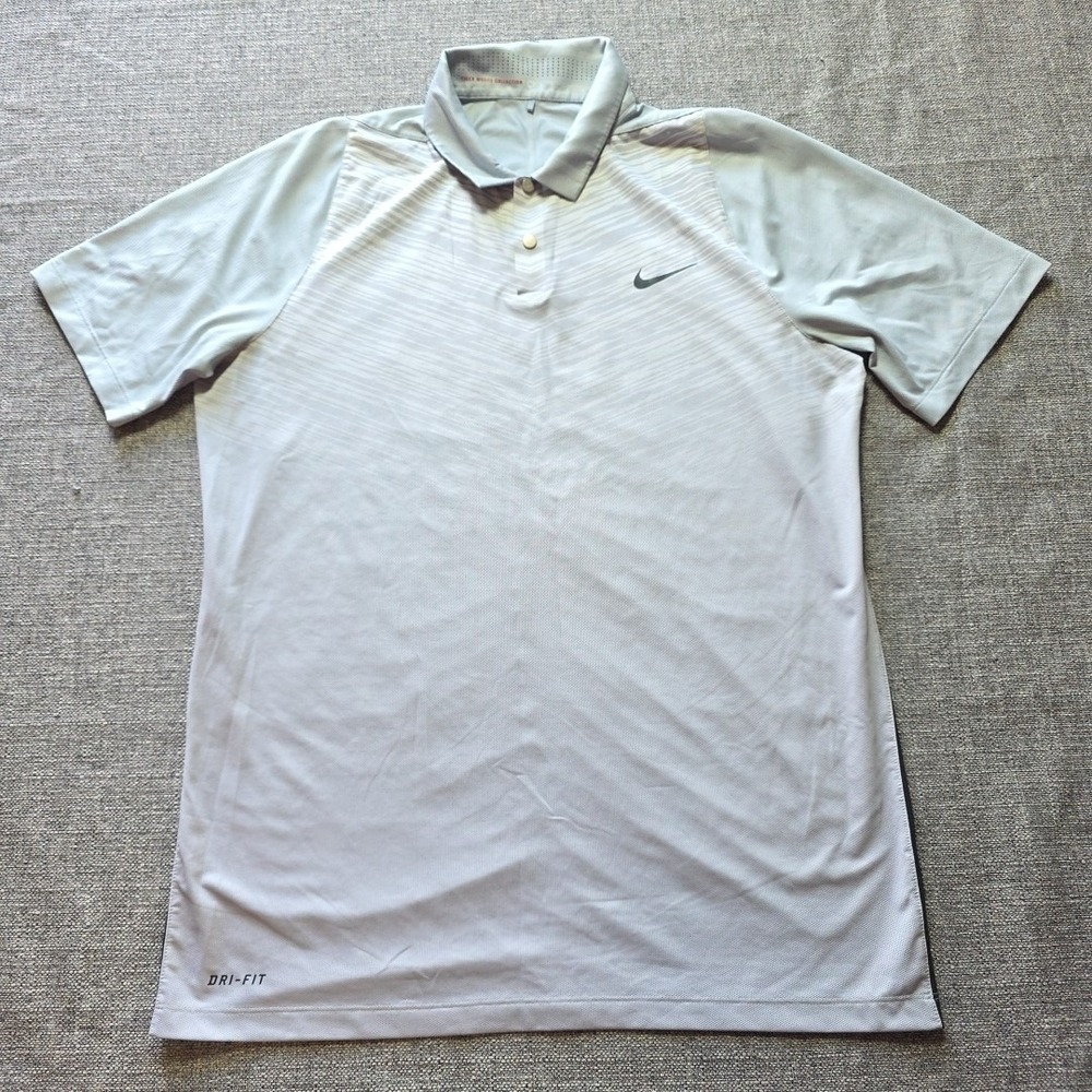 Nike Dri-Fit Tiger Woods Collection Gray Men's size Medium